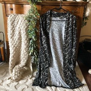 Snow Leopard Cardigan
